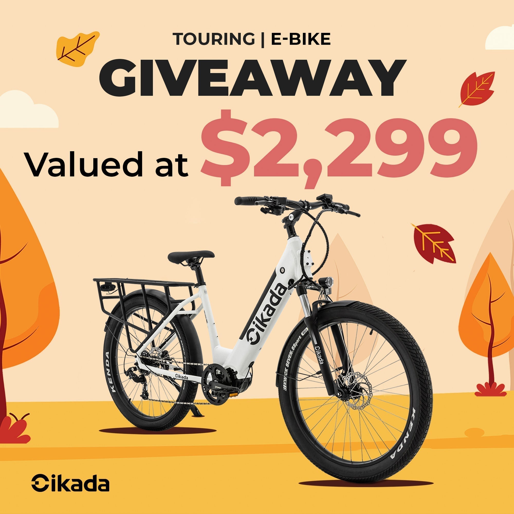 🍂 Win Your Dream Ride – The Cikada Touring Giveaway 2025! 🚴♀️