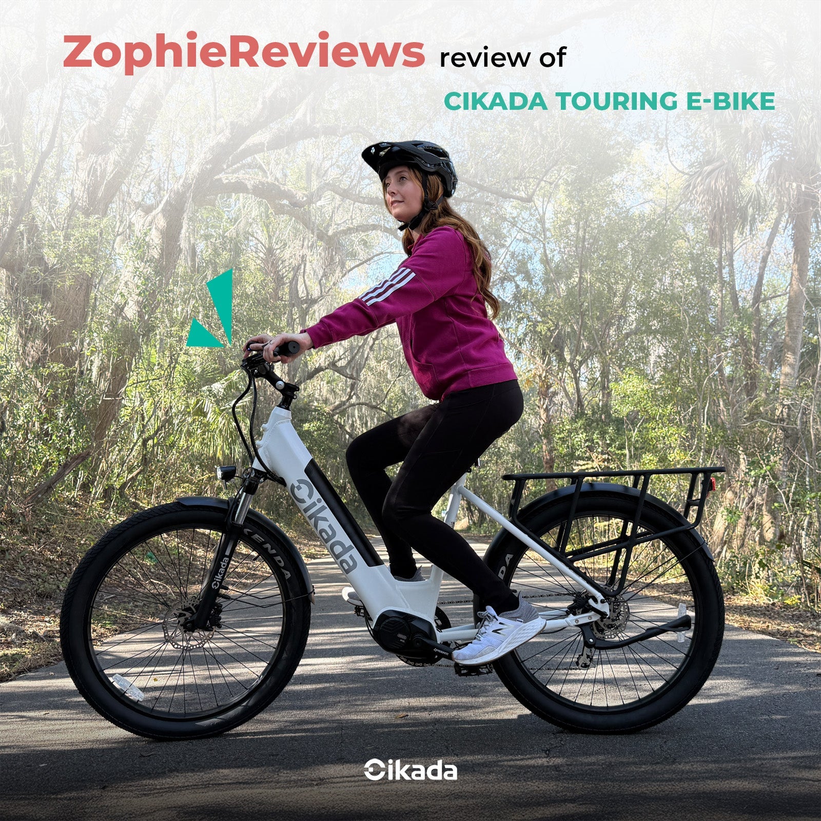 ZophieReviews Praises Cikada Touring E-Bike in New YouTube Review