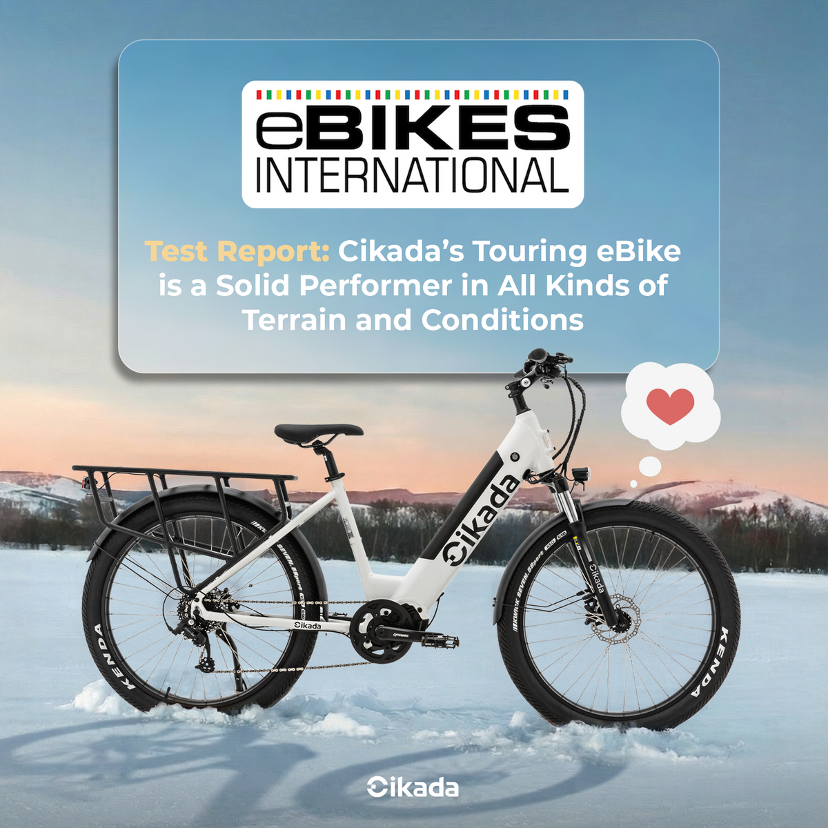 Cikada Code Cikada Touring Earns Positive Review from eBikes International